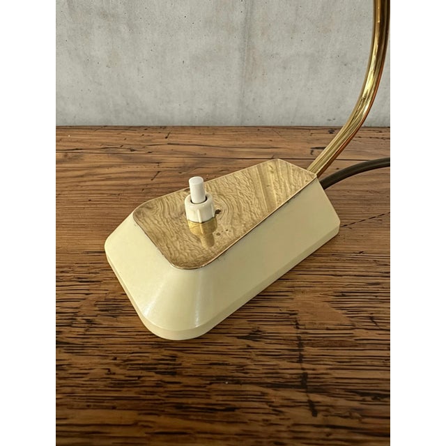 Vintage German Table Lamp in Brass, 1960s For Sale - Image 10 of 11