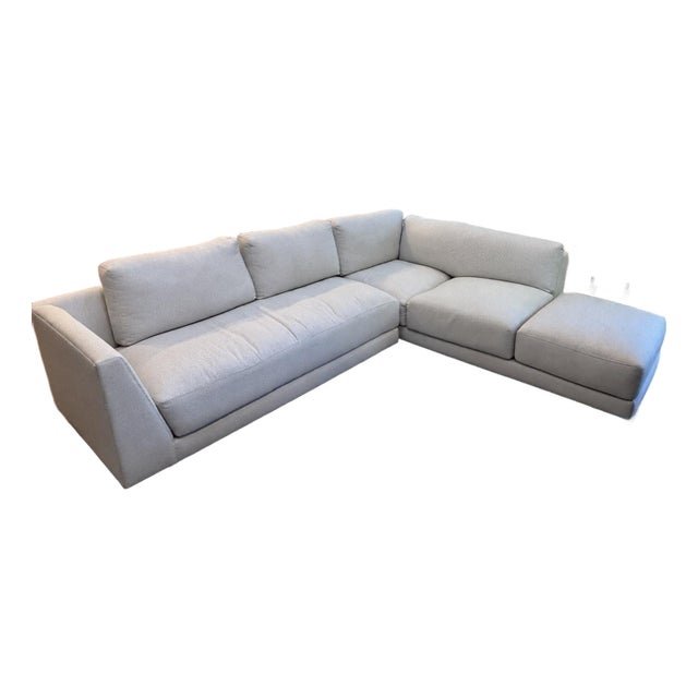 Room & Board Clemens Sectional With Ottoman For Sale