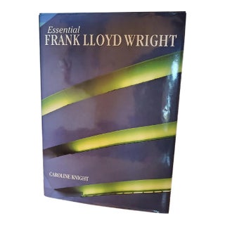 Essential Frank Lloyd Wright Vintage Hardcover Book For Sale