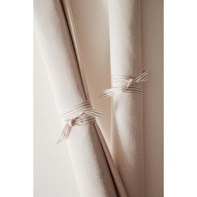 Lily no.3 - Organic Cotton Canvas Scroll on Bamboo, Limited Edition of 5 2023 For Sale - Image 6 of 7