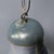 Large Industrial Blue-Gray Enamel Hanging Lamp, 1940s For Sale - Image 11 of 18