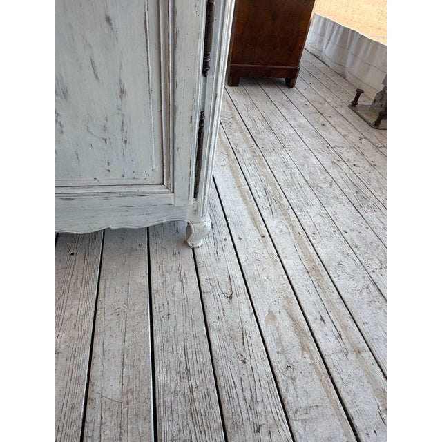 18th Century 18th Century French Louis XV Provincial Solid Walnut Sideboard / Buffet. For Sale - Image 5 of 12