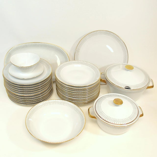 Mid-Century Modern Porcelain Tableware Set, 1950s, Set of 69 For Sale - Image 3 of 16