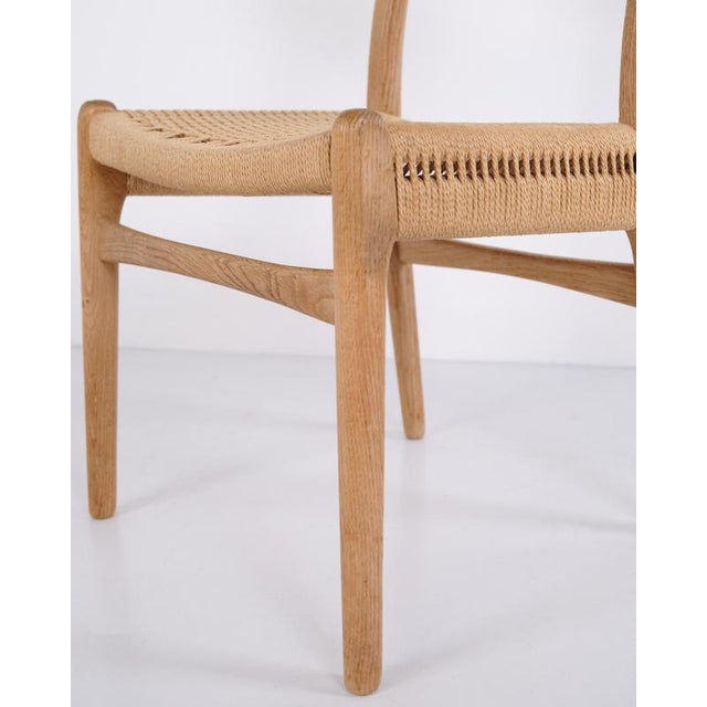 CH23 Oak Dining Chairs with Woven Seats by Hans J. Wegner for Carl Hansen & Søn, 1960s, Set of 4 For Sale - Image 8 of 12