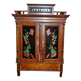 Victorian Apothecary Cabinet, 1883 For Sale