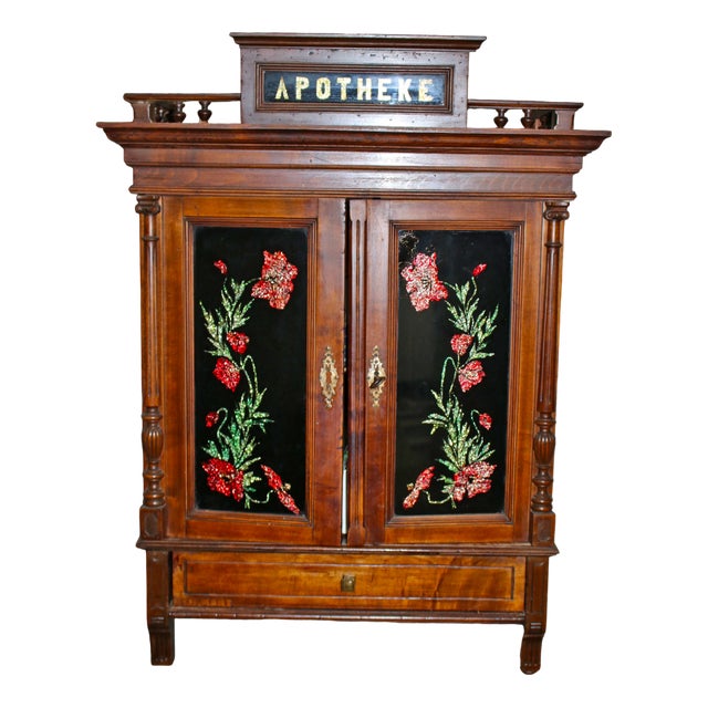Victorian Apothecary Cabinet, 1883 For Sale