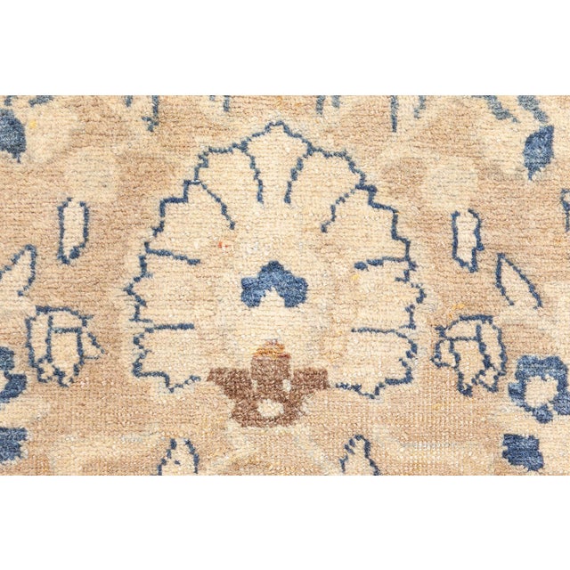 Authentic 19th Century Persian Tabriz Handmade Wool Rug For Sale In New York - Image 6 of 9
