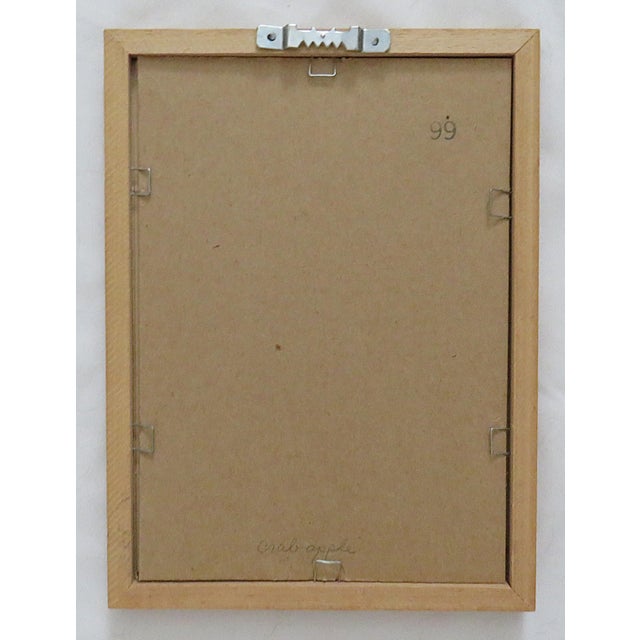 Mid-Century Modern Set of 10 Faux Bamboo Wood Picture Photo Frames Fits 7" X 5" Rabbet Opening For Sale - Image 3 of 3