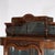 Antique Rj Horner Foliate Carved Oak China Cabinet With Mirror Circa 1900, Attributed For Sale - Image 6 of 17