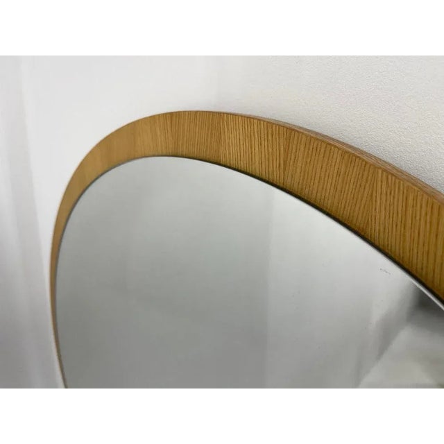 Mid-Century Modern Mid-Century Round Wall Mirror, Czechoslovakia, 1970s For Sale - Image 3 of 6