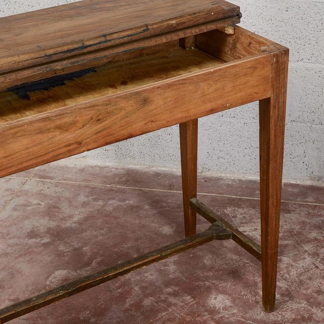 Folding Writing Table in Wood For Sale - Image 12 of 15