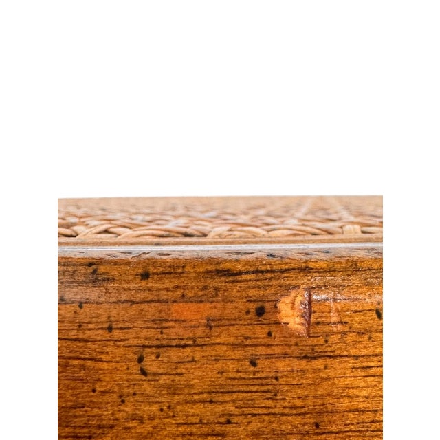 Mid 20th Century CCFM Mid-Century Modern Bentwood & Cane Martini Table For Sale - Image 9 of 16