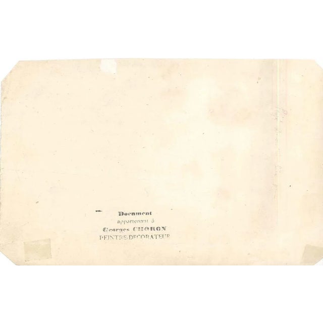 Saint-Louis is a beautiful original pencil drawing on paper, realized by a French artist of XIX century. hand-signed in...