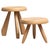 Wood Meribel Stool by Charlotte Perriand for Cassina, Set of 2 For Sale - Image 10 of 10
