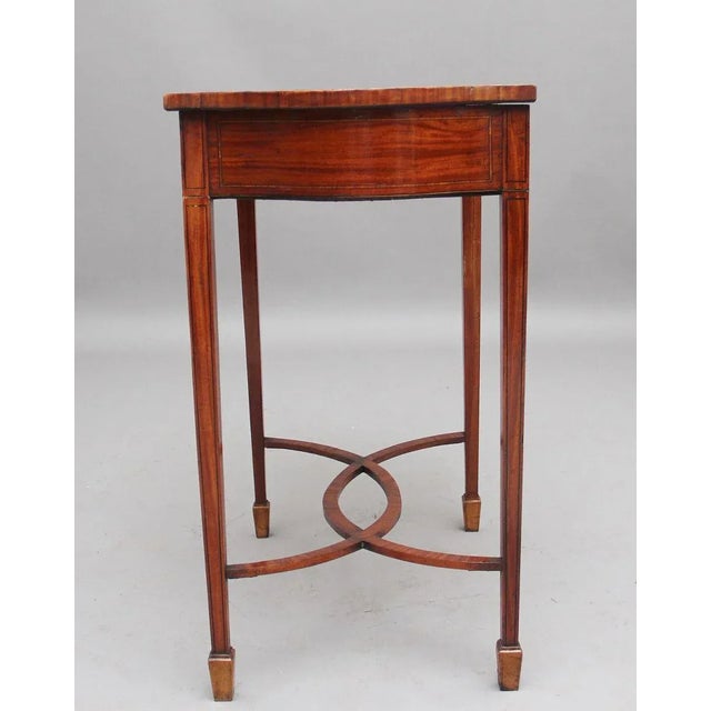 Edwardian Inlaid Satinwood Bijouterie Table For Sale - Image 4 of 11