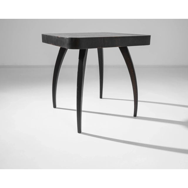 1940s Czech Wooden Spider Table by J. Halabala For Sale In Greensboro - Image 6 of 6