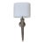 Antique Victorian Aged Brass Wall Sconce For Sale