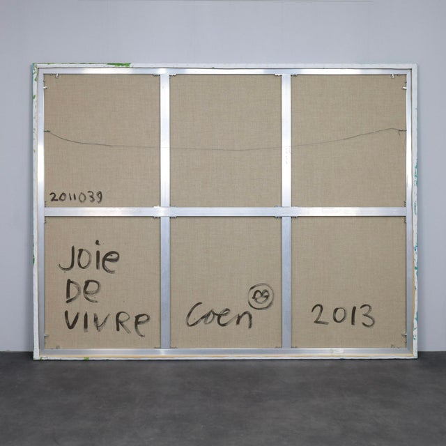 Coen Blankwaard, Large Joie De Vivre Composition, 2013, Canvas Painting For Sale - Image 9 of 10