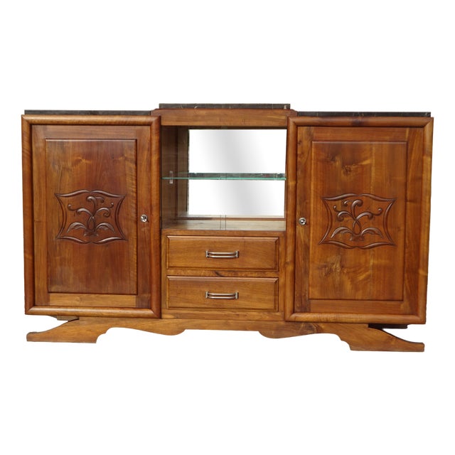 Vintage Sideboard in Walnut, 1950s For Sale