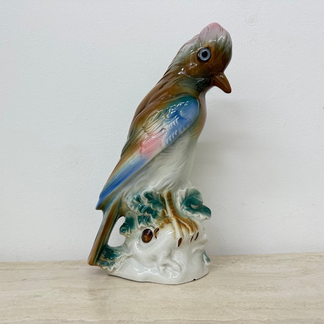 Vintage Porcelain Parfume Lamp Bird, 1950s For Sale - Image 4 of 18