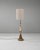 Neoclassical 19th Century French Neoclassical Wood Patinated Floor Lamp Extra Large 5 Feet For Sale - Image 3 of 18