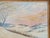 Antique White Early 20th Century American Luminist Winter Landscape Painting by William Van Zandt For Sale - Image 8 of 16