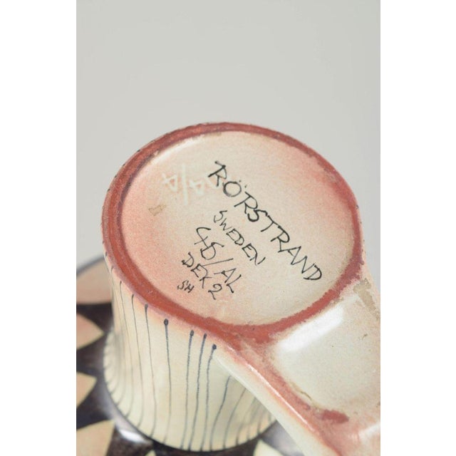 Gunnar Nylund Vintage Sculptural Stoneware Vase by Carl-Harry Stålhane for Rörstrand, 1960s For Sale - Image 4 of 5
