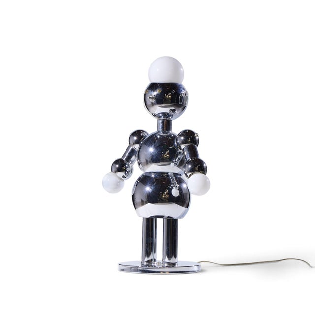 Mid-Century Modern Mid 20th Century Torino Mid Century Modern Robot Lamp For Sale - Image 3 of 10