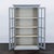 Modern Crate & Barrel Cameo Glass Door Bookshelf With Adjustable Shelves For Sale - Image 3 of 10