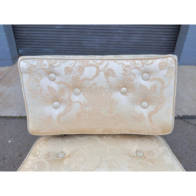 A vintage Mid-Century Modern slipper lounge chair in the manner of Harvey Probber — one of the designers most closely...