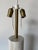 1960s Mid-Century Modern Nessen Calacatta Italian Marble Cylindrical Table Lamp For Sale - Image 10 of 12