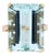 17ct Aquamarine Ring Icy Blue Vintage Mid Century 14k Gold Sz 5 Emerald Cut For Sale