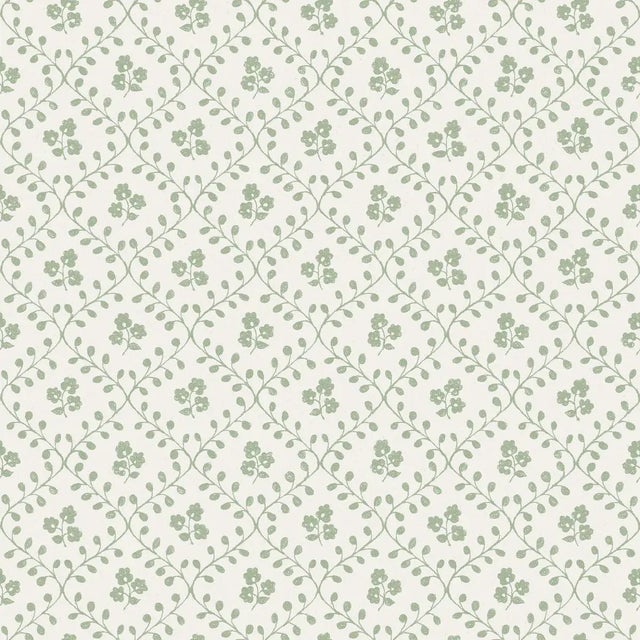 Boråstapeter Idun Wallpaper In Green For Sale