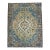 1960s Vintage Persian Handmade Wool Cotton Brown Area Rug For Sale