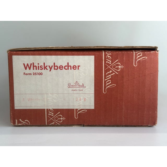 Set of 6 whisky tumblers Height approx. 8 cm Manufacturer: Rosenthal Series: Romance by Björn Wiinblad Decoration: Relief...