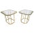 Brass Mid-Century Brass Tulip Form End Tables - a Pair For Sale - Image 8 of 8