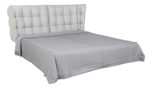 Husk Boxspring Bed in Grey from B&B Italia