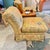 Traditional Vintage Gold Upholstered Slipper Chair For Sale - Image 3 of 11