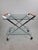 Stylish metal and glass bar trolley model 'mister' designed by andreas weber in 1998 for italian galloti & radice. high...
