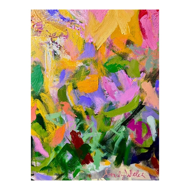 Spring Forward, Original Acrylic Abstract Painting For Sale