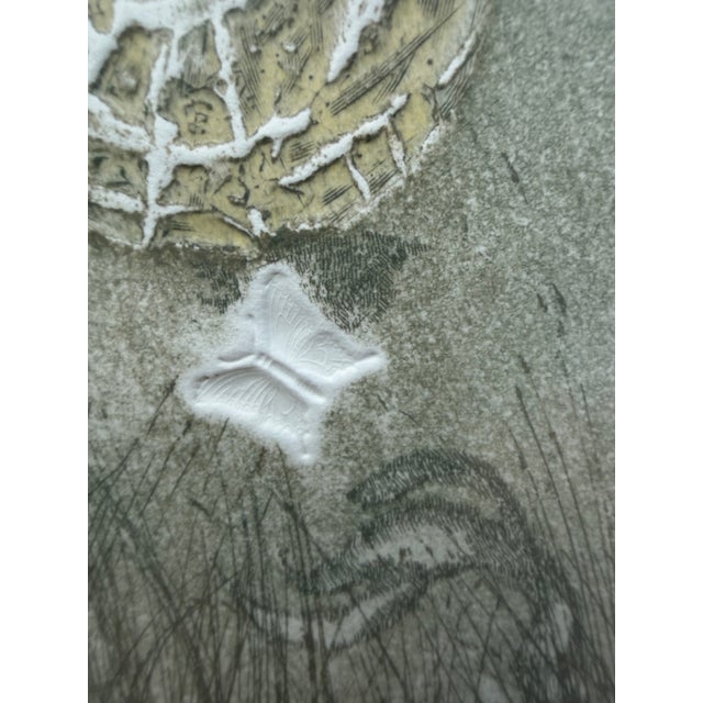 American 1977 Vintage Limited Ed. Carol Travers Lummus Etching Entitled Catcher in the Rye Two, No. 81 of 250 For Sale - Image 3 of 4
