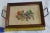 Wood Vintage Small Needlepoint Fruit Tray For Sale - Image 7 of 8