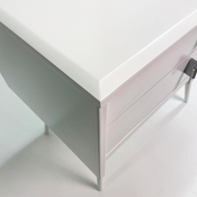 French Vintage French 2-Drawer End Table Nightstand by Gautier For Sale - Image 3 of 7