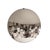 The contemporary convex mirror in large scale, with its European-inspired design and Anthracite grey finish and light...