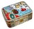 Rare Large Japanese Cloisonne Enamel Theatrical Mythical Mask Box Meiji For Sale