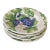 Mid 20th Century Italian Grape Majolica Small Dessert Plates - Set of 4 For Sale