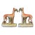 Pair 19th Century Early English Staffordshire Wippets For Sale