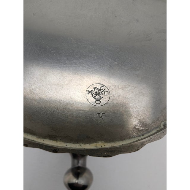 Art Deco Champagne Cooler/Wine Cooler in Oval Shape, High-Quality Workmanship, Classic Art Deco Design 19251940, 1930s For Sale - Image 3 of 12