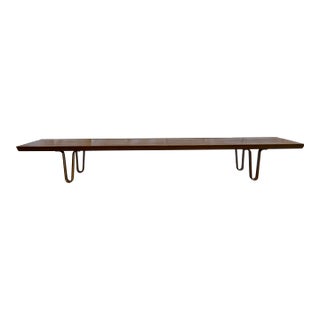 1960s Edward Wormley Long John Bench by Dunbar For Sale