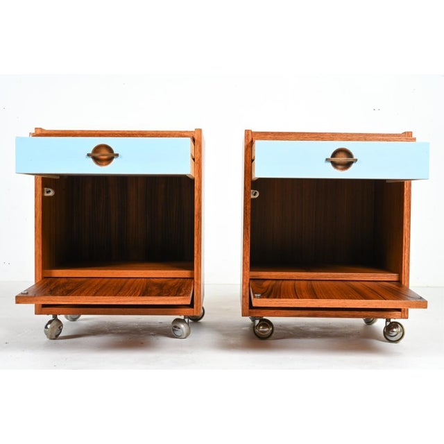 1970's Danish Modern Tables by Axelsens Mobelfabrik for W & B Mobler- A Pair, Attributed For Sale - Image 4 of 15